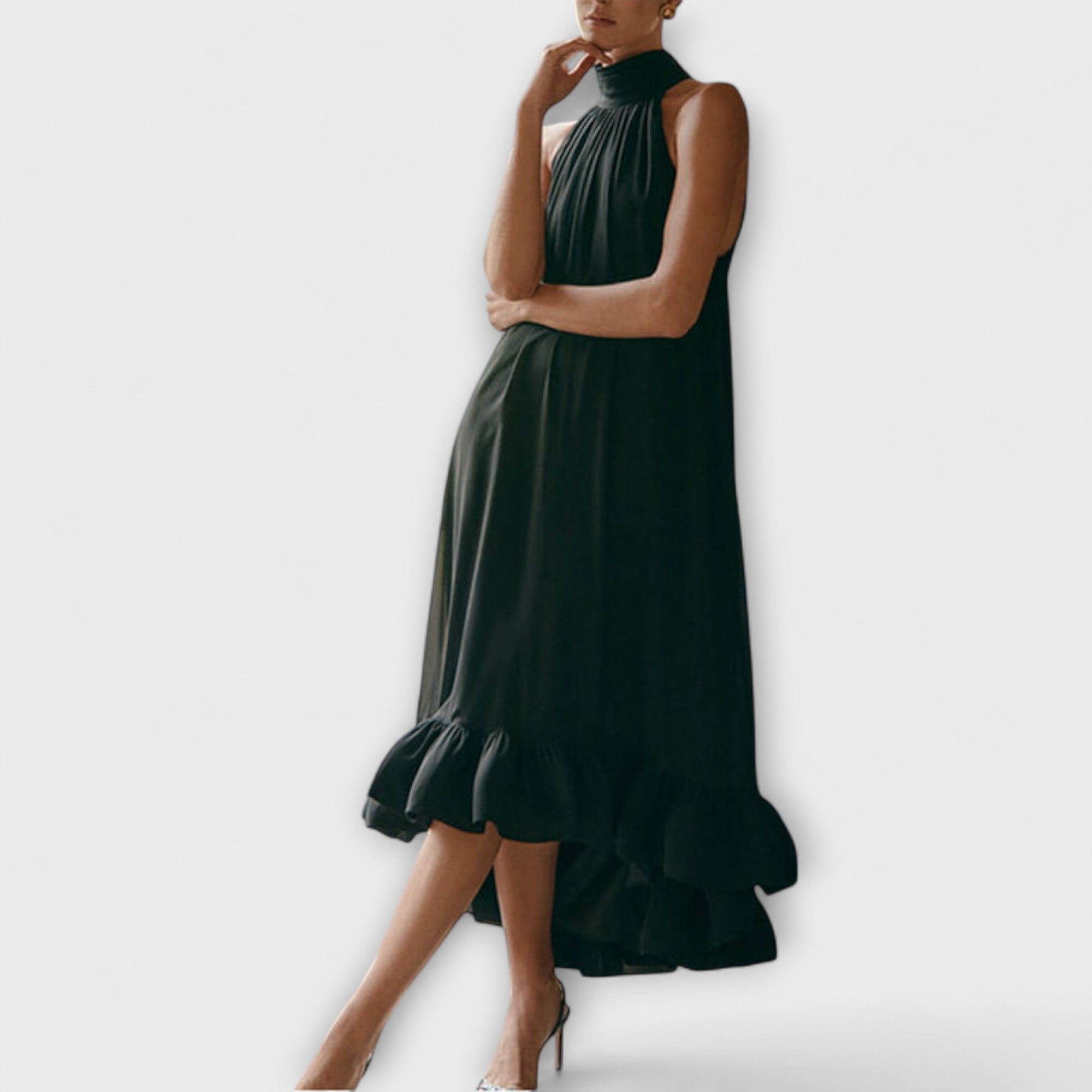 Emilija - Šiuolaikinė Ruffles Suknelė