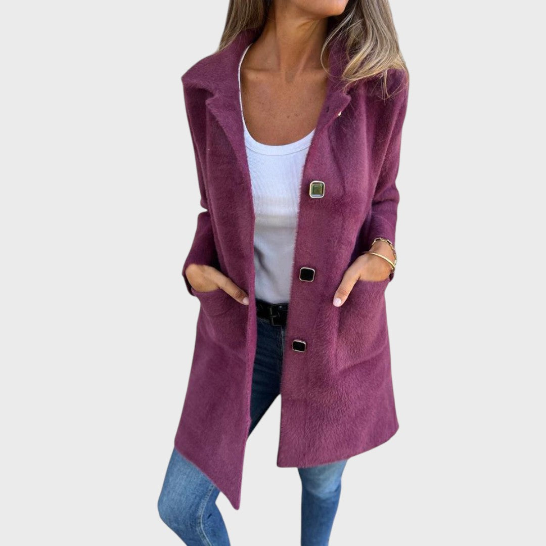 Karolina | Elegantiškas, storas paltas