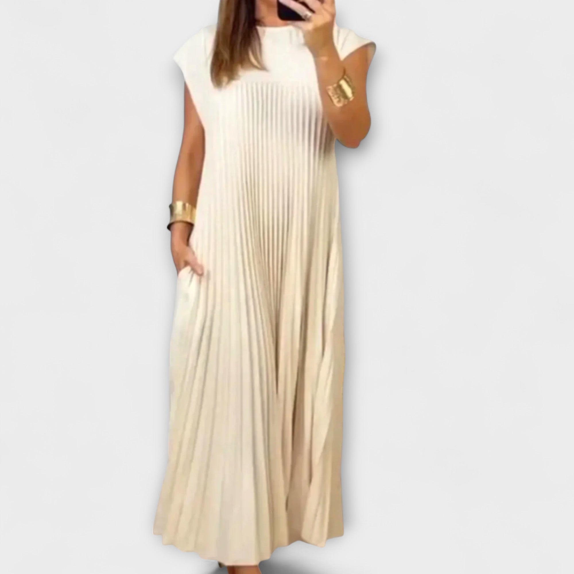 Zairelė – Elegantiška plisuota Suknelė