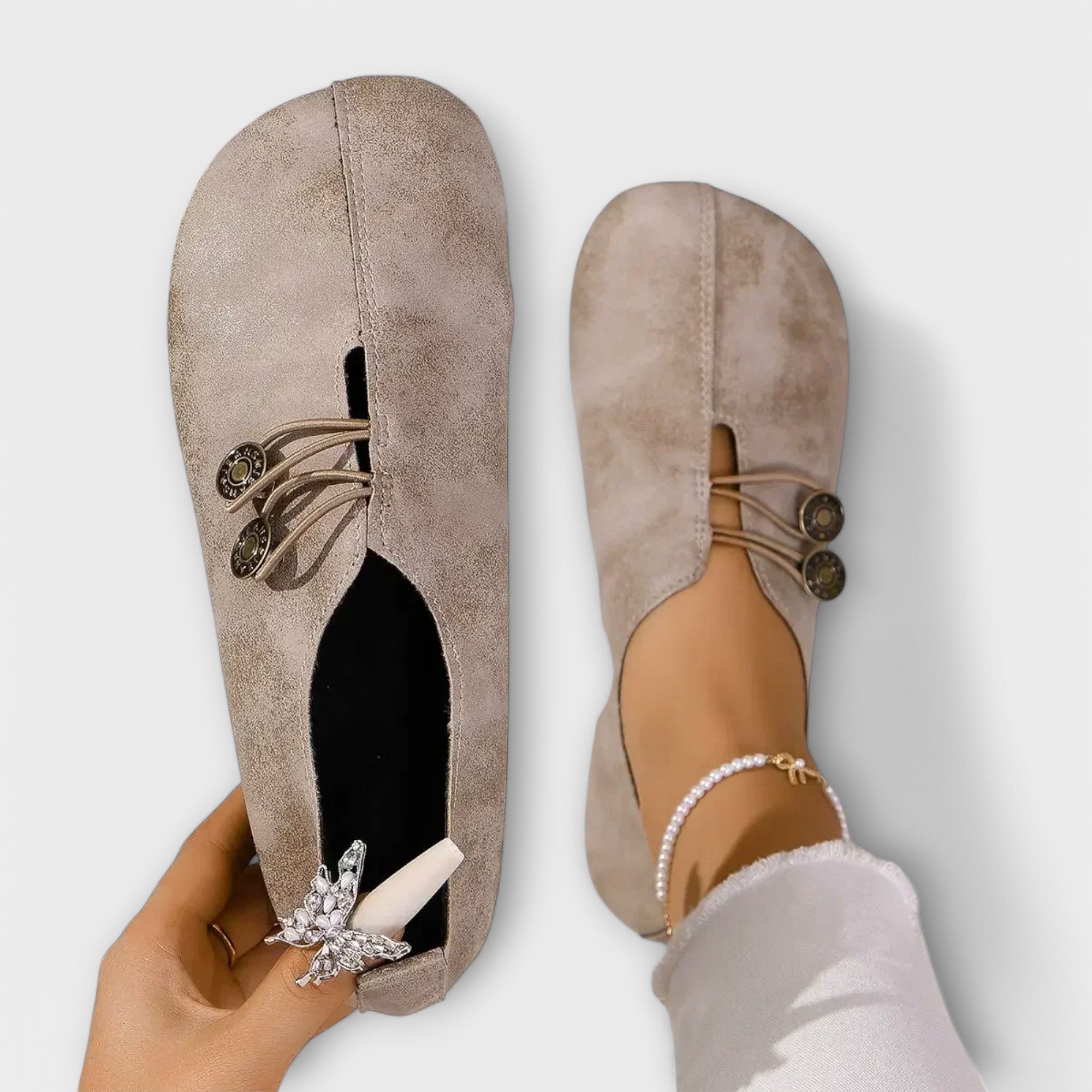 Noira – Suede Mokasinai