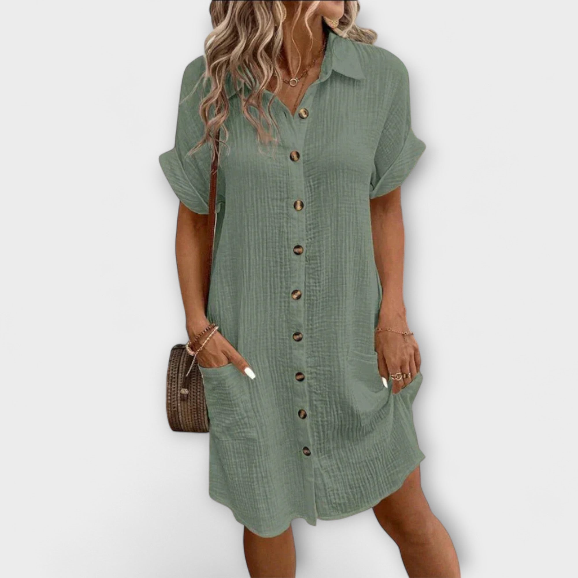 Aria - Klasikiniai polo casual suknelė