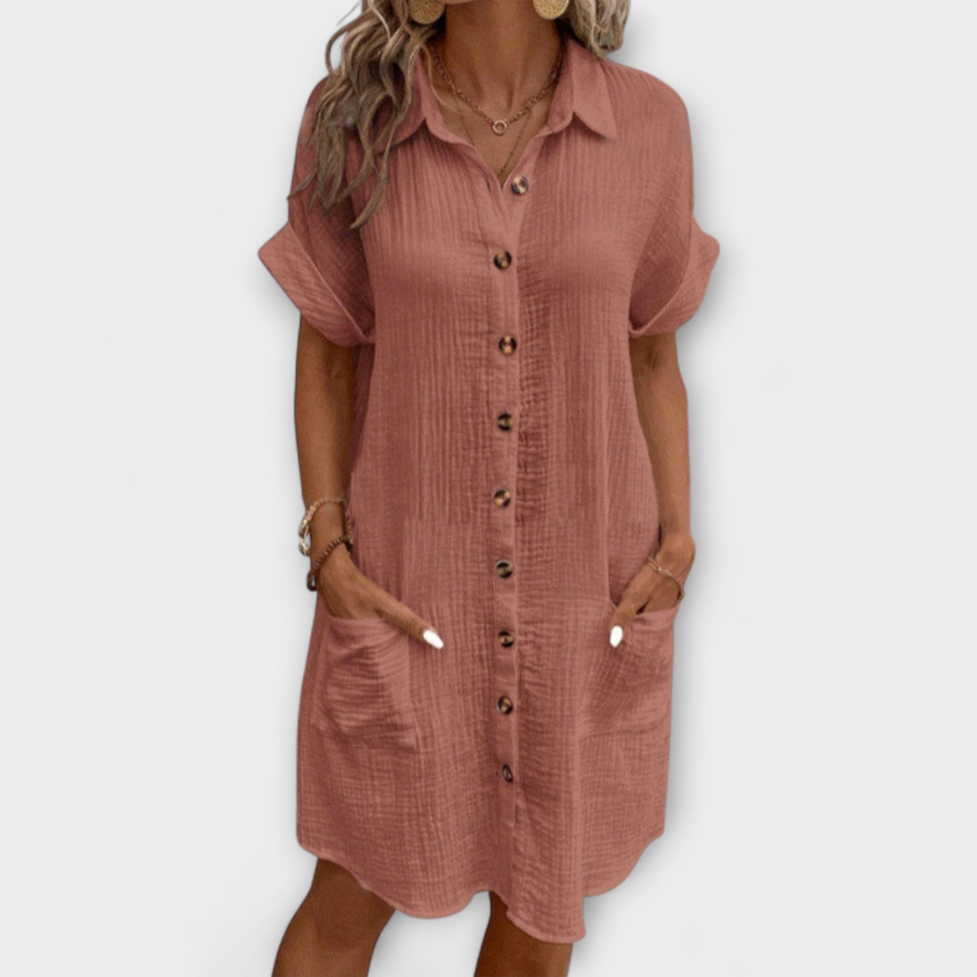 Aria - Klasikiniai polo casual suknelė