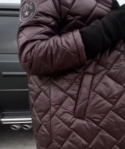 Bogna | Elegantiška siuvinėta pūkinė striukė su gobtuvu