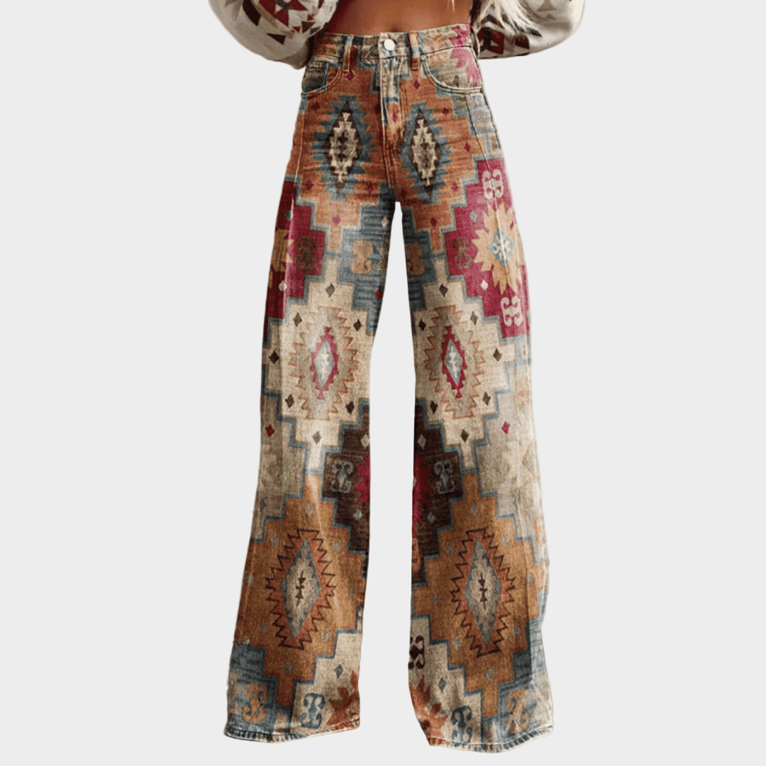 Tereza - Vintage bohemiškos kelnės